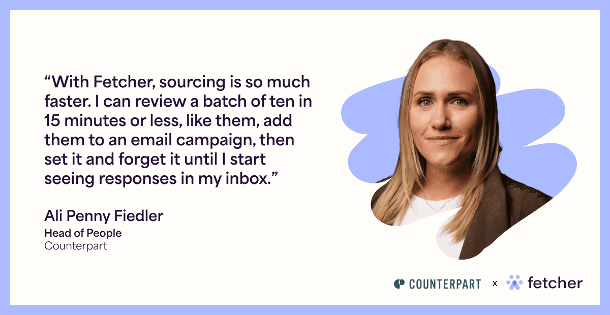 Ali Penny Fiedler from Counterpart quote